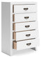 Binterglen Five Drawer Chest