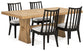 Galliden Dining Table and 4 Chairs