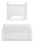 Mollviney  Panel Storage Bed