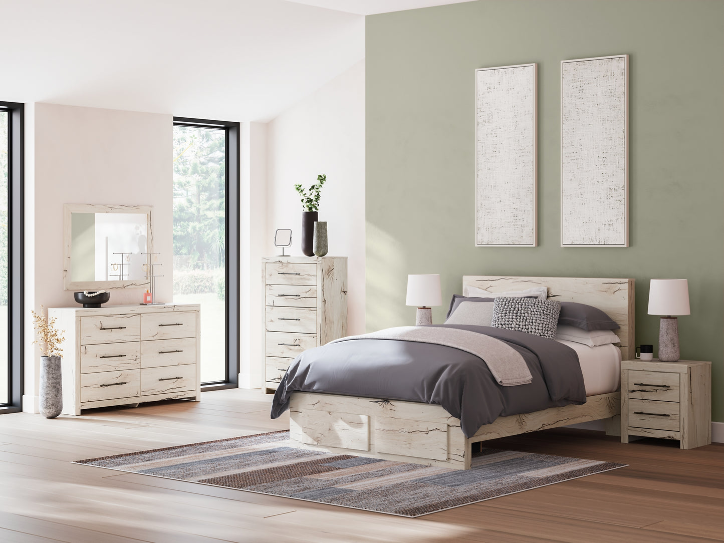 Lawroy  Panel Storage Bed