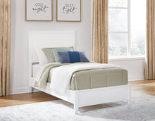 Load image into Gallery viewer, Binterglen Twin Panel Bed with Mirrored Dresser and Chest
