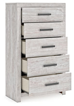 Load image into Gallery viewer, Cayboni Full Panel Bed with Mirrored Dresser, Chest and Nightstand
