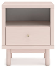 Load image into Gallery viewer, Wistenpine Twin Upholstered Panel Bed with Mirrored Dresser and Nightstand
