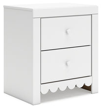 Load image into Gallery viewer, Mollviney Full Panel Bed with Mirrored Dresser and Nightstand
