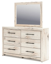 Load image into Gallery viewer, Lawroy Full Panel Storage Bed with Mirrored Dresser
