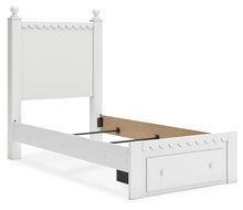 Load image into Gallery viewer, Mollviney Twin Panel Storage Bed with Dresser
