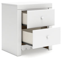 Load image into Gallery viewer, Mollviney Twin Panel Storage Bed with Mirrored Dresser and Nightstand
