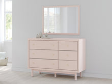 Load image into Gallery viewer, Wistenpine Full Upholstered Panel Bed with Mirrored Dresser and 2 Nightstands

