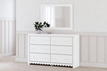 Load image into Gallery viewer, Mollviney Full Panel Bed with Mirrored Dresser, Chest and 2 Nightstands
