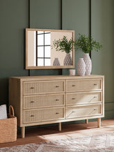 Load image into Gallery viewer, Cielden Full Panel Bed with Mirrored Dresser and 2 Nightstands
