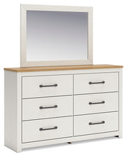 Load image into Gallery viewer, Linnocreek Full Panel Bed with Mirrored Dresser and 2 Nightstands
