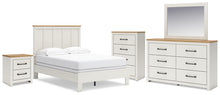 Load image into Gallery viewer, Linnocreek Full Panel Bed with Mirrored Dresser, Chest and Nightstand
