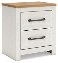 Load image into Gallery viewer, Linnocreek Twin Panel Bed with Nightstand
