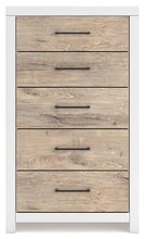Load image into Gallery viewer, Charbitt Full Panel Bed with Mirrored Dresser and Chest

