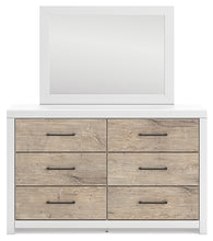 Load image into Gallery viewer, Charbitt Full Panel Bed with Mirrored Dresser and 2 Nightstands
