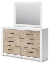 Load image into Gallery viewer, Charbitt Full Panel Bed with Mirrored Dresser and 2 Nightstands
