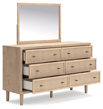 Load image into Gallery viewer, Cielden King Panel Headboard with Mirrored Dresser and 2 Nightstands
