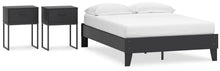 Load image into Gallery viewer, Socalle Full Platform Bed with 2 Nightstands
