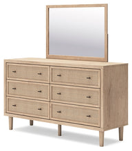 Load image into Gallery viewer, Cielden King Panel Headboard with Mirrored Dresser, Chest and Nightstand
