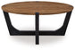 Hanneforth Coffee Table with 2 End Tables
