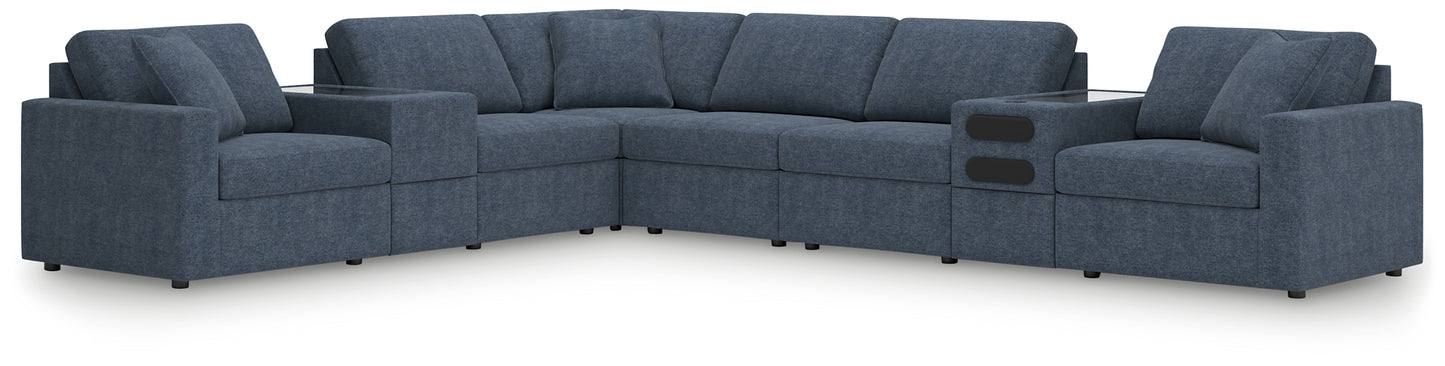 Modmax 8-Piece Sectional with Audio and Storage Consoles