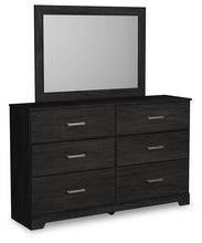 Load image into Gallery viewer, Belachime Twin Panel Bed with Mirrored Dresser and Chest
