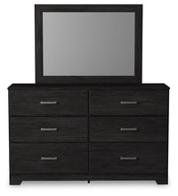 Load image into Gallery viewer, Belachime Full Panel Bed with Mirrored Dresser, Chest and Nightstand
