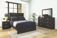 Load image into Gallery viewer, Belachime Full Panel Bed with Dresser and 2 Nightstands
