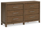 Cabalynn California King Panel Storage Bed with Dresser and 2 Nightstands