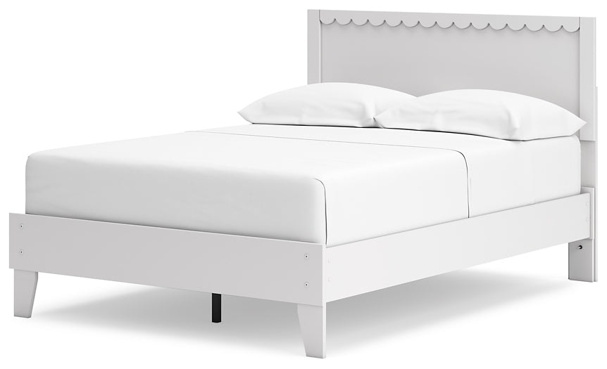 Hallityn Full Panel Platform Bed with Dresser, Chest and 2 Nightstands