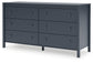 Simmenfort Full Platform Bed with Dresser, Chest and 2 Nightstands