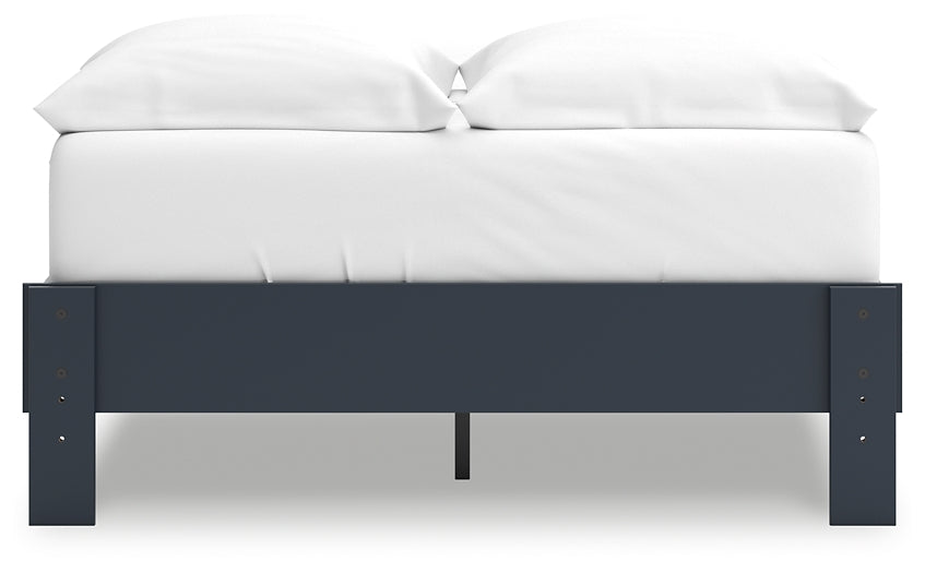 Simmenfort Full Platform Bed with 2 Nightstands