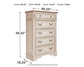 Realyn Five Drawer Chest