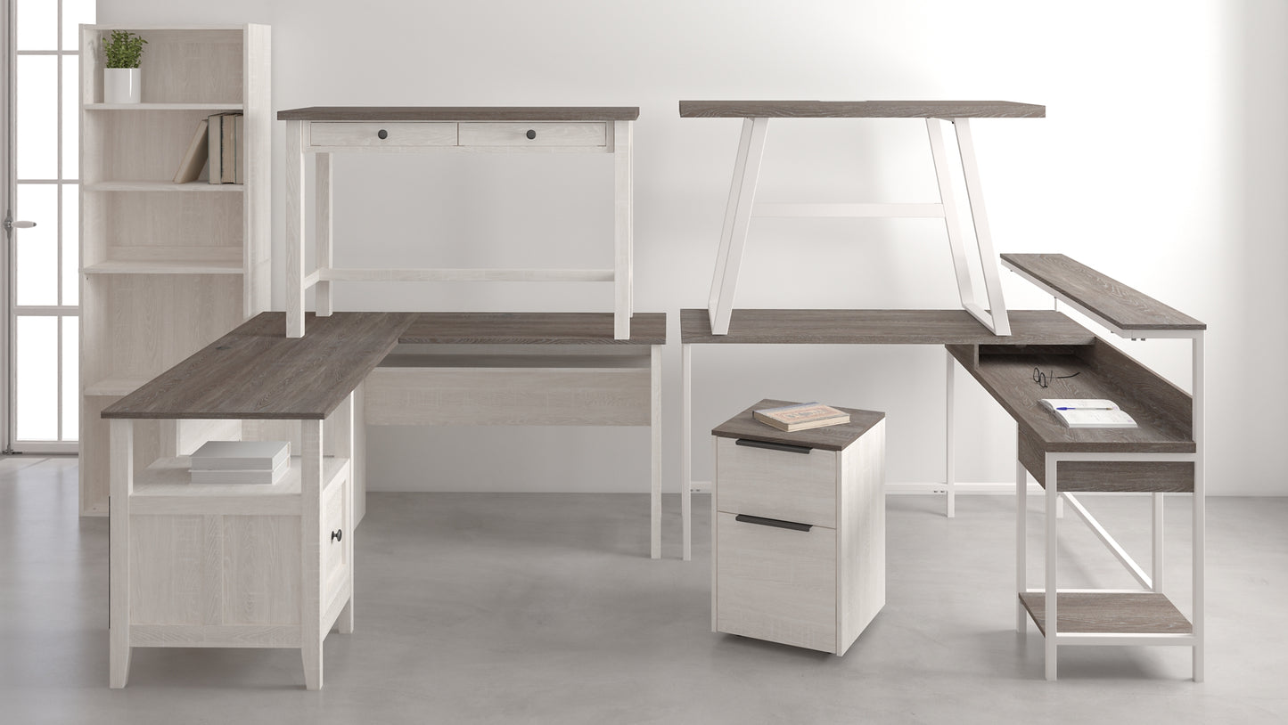 Dorrinson L-Desk with Storage