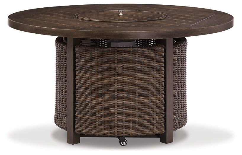 Paradise Trail Round Fire Pit Table