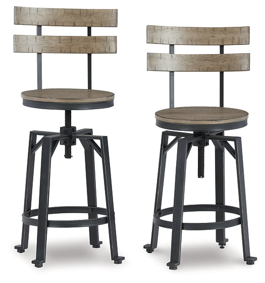 Lesterton Swivel Barstool (2/CN)