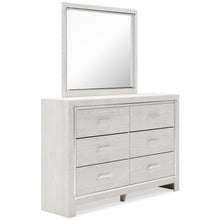 Load image into Gallery viewer, Altyra Queen Panel Headboard with Mirrored Dresser and 2 Nightstands
