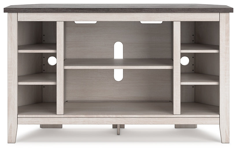 Dorrinson Corner TV Stand/Fireplace OPT