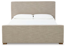 Load image into Gallery viewer, Dakmore California King Upholstered Bed with Mirrored Dresser, Chest and 2 Nightstands
