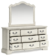 Load image into Gallery viewer, Arlendyne Queen Upholstered Bed with Mirrored Dresser, Chest and 2 Nightstands
