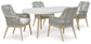 Seton Creek Outdoor Dining Table and 4 Chairs