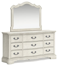 Load image into Gallery viewer, Arlendyne California King Upholstered Bed with Mirrored Dresser and Chest
