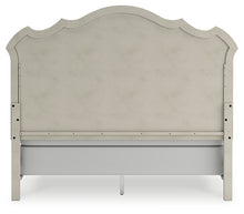 Load image into Gallery viewer, Arlendyne California King Upholstered Bed with Mirrored Dresser and Chest
